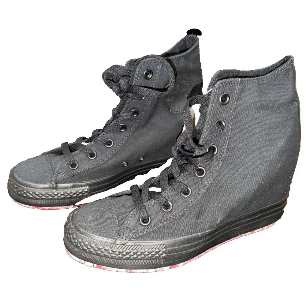 NWT Converse Platform Plus Hidden Wedge Hi Tops 9